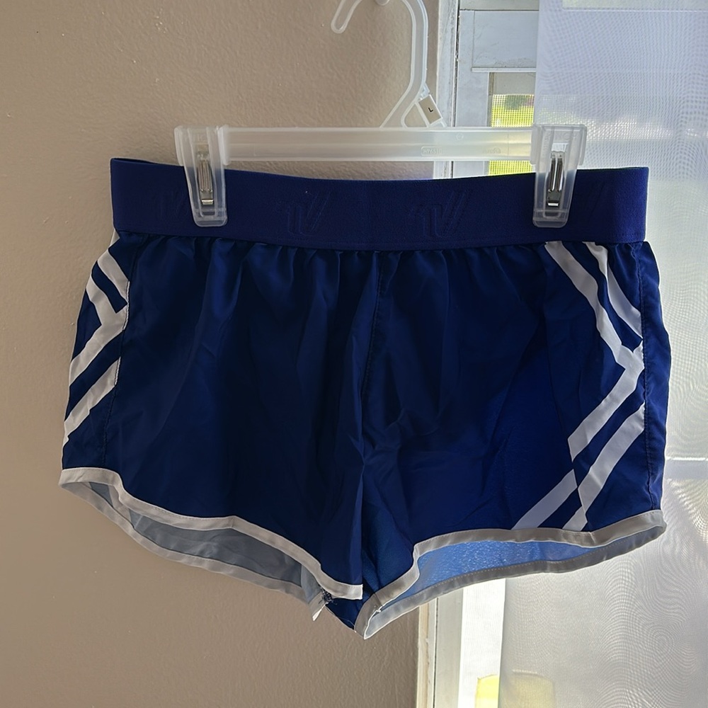 Varsity size small blue shorts